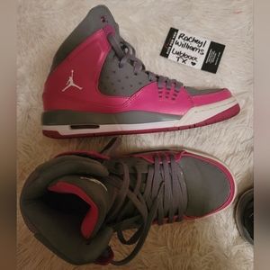 Pink & Grey Jordan's